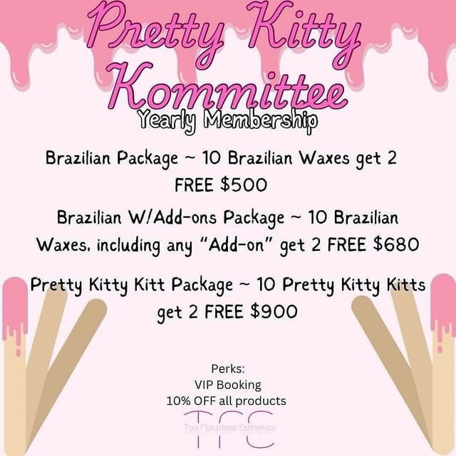 Brazilian w/Add Ons Package at Too Flawless Esthetics in Memphis, TN